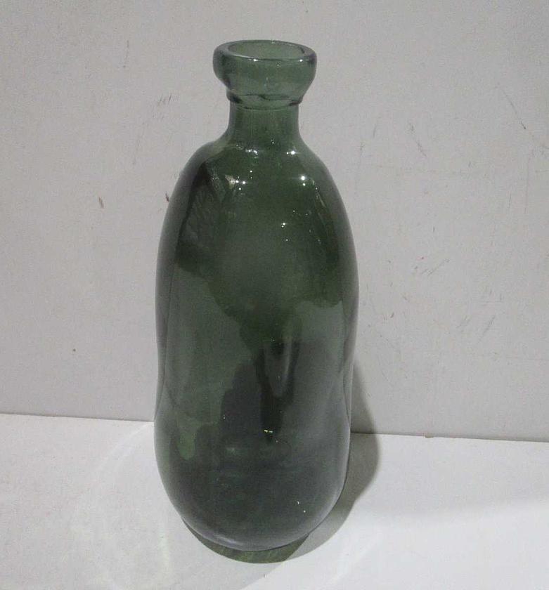 Bottle recyc glass kaki h51 image