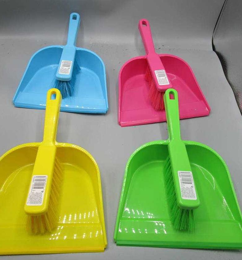 DUSTPAN AND BRUSH 4ASS CL image