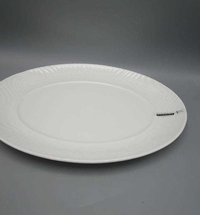 14.25"oval plate36X25.7X2 image