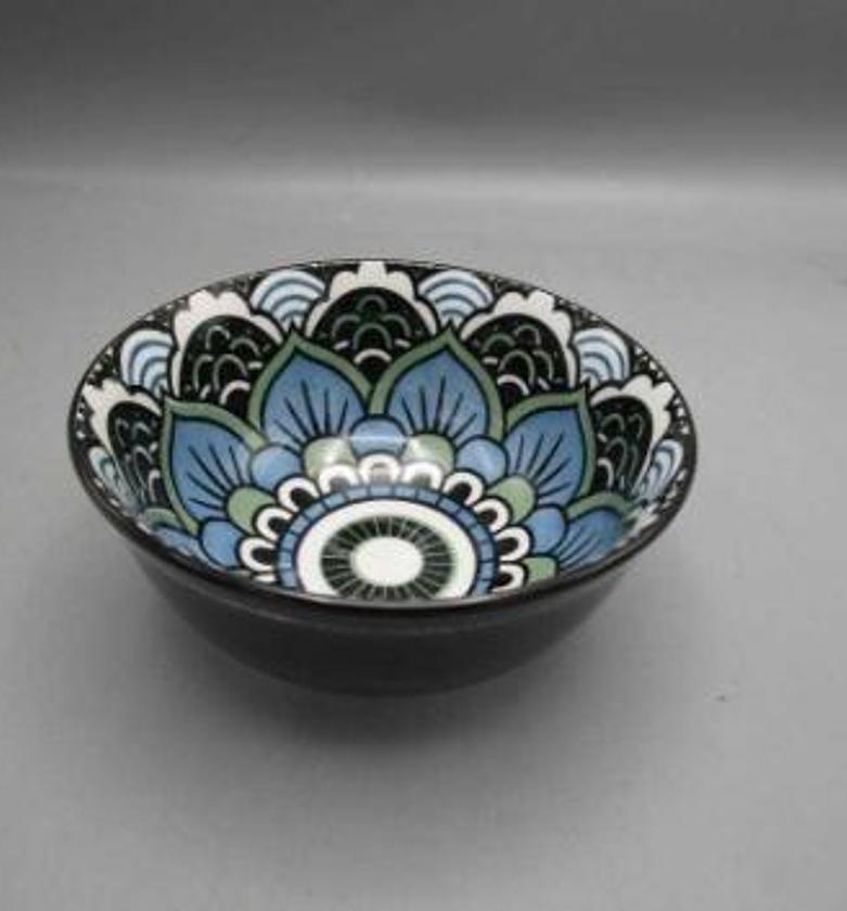 COUPELLE MANDALA BLEU D12 image