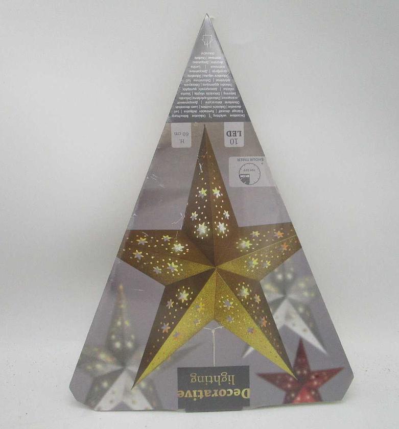 Christmas star paper led 60cm image