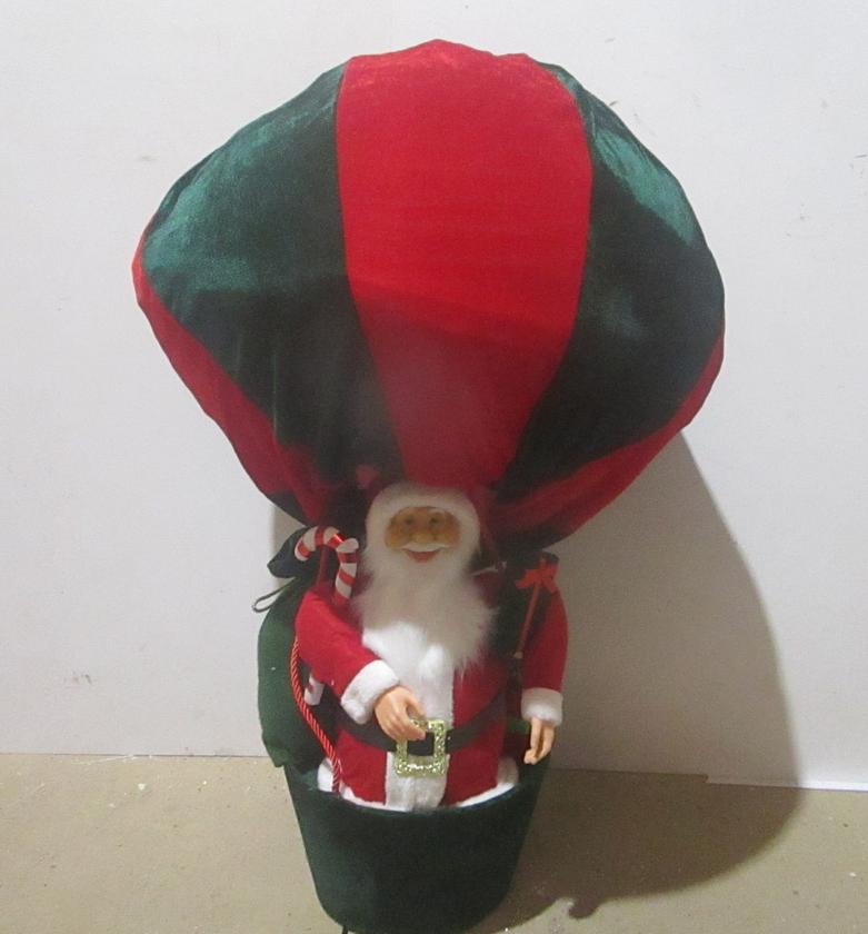Santa claus in hot air image