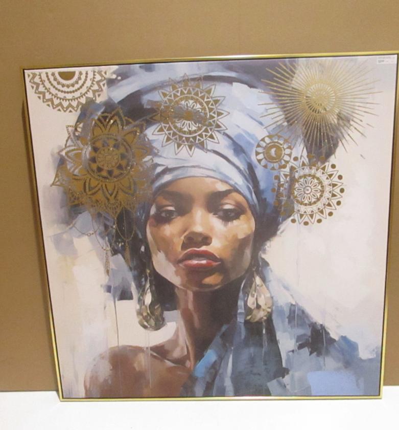 Framed gold foil print #ref:v-p6455g-1-2 image