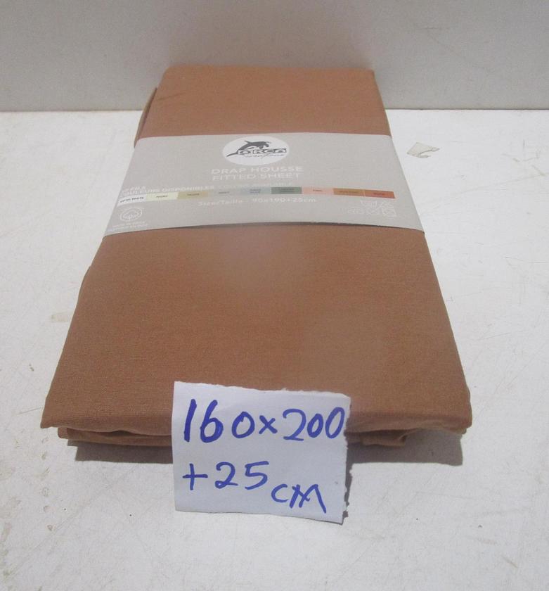 Fitted sheet plain col (100 image