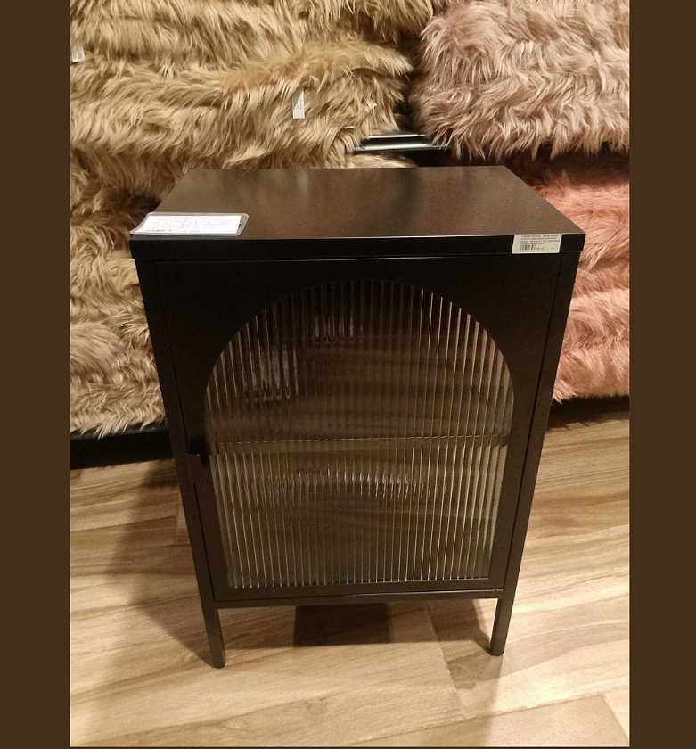 Cabinet bedisde wave glass image