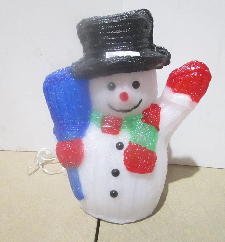 Snowman 50 led acrylic 40cm image