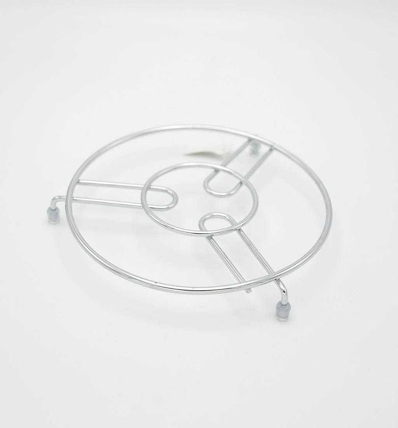 Round insulation pad chrome19cm image