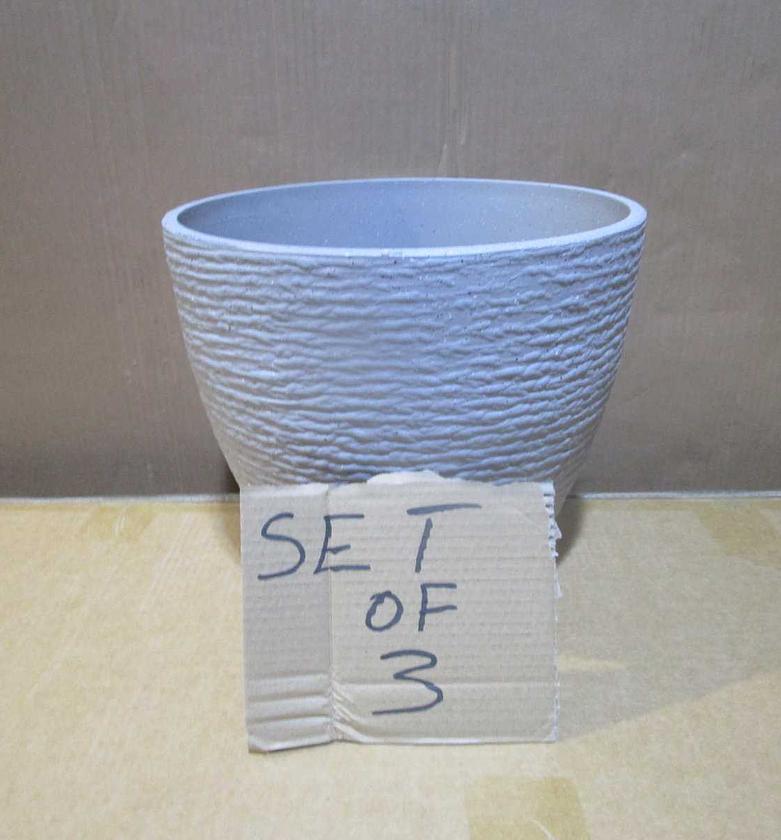 Pot flower outdoor pe+pp taupe image