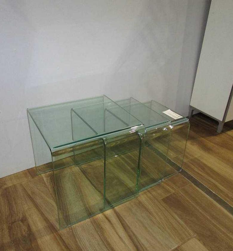 Set of 3 Transparent End Tables image