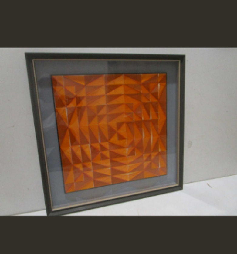 Painting 3d mdf+pu+ps frame+glass image