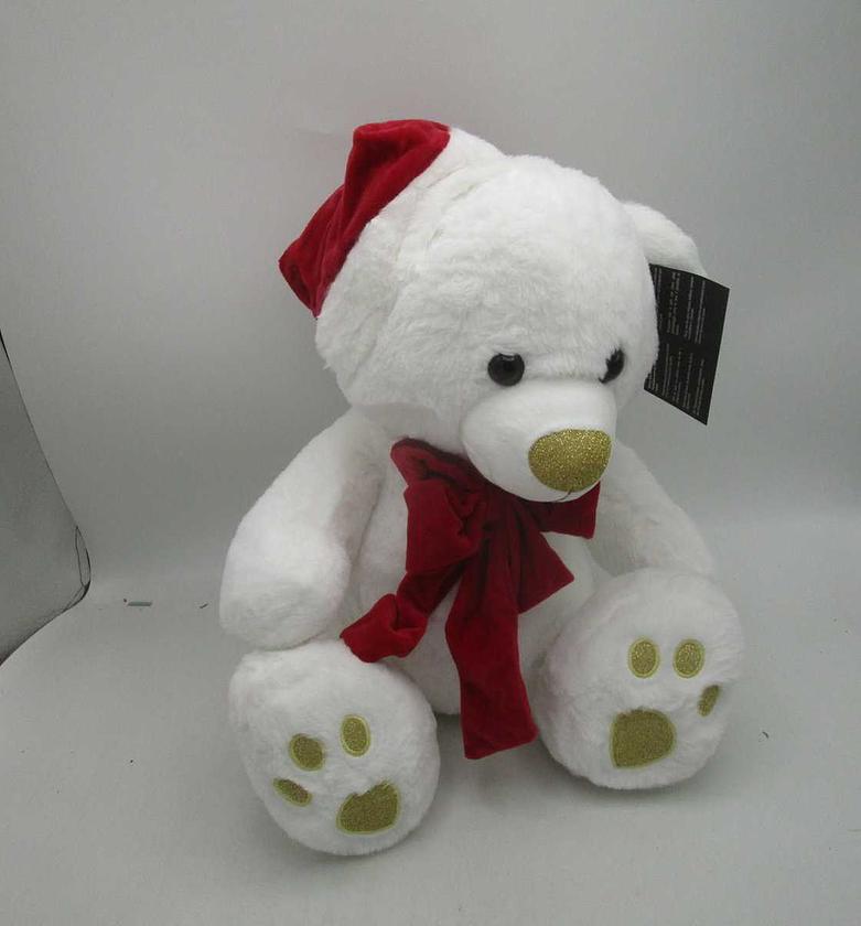 Christmas bear with hat plush image