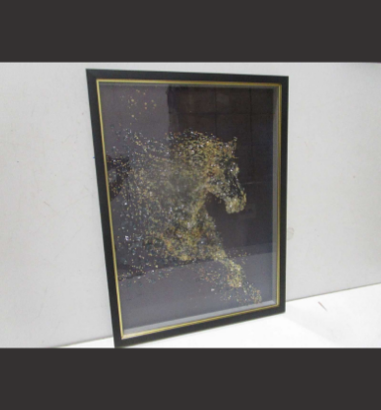 Painting 3d horse mdf+pu+ps image