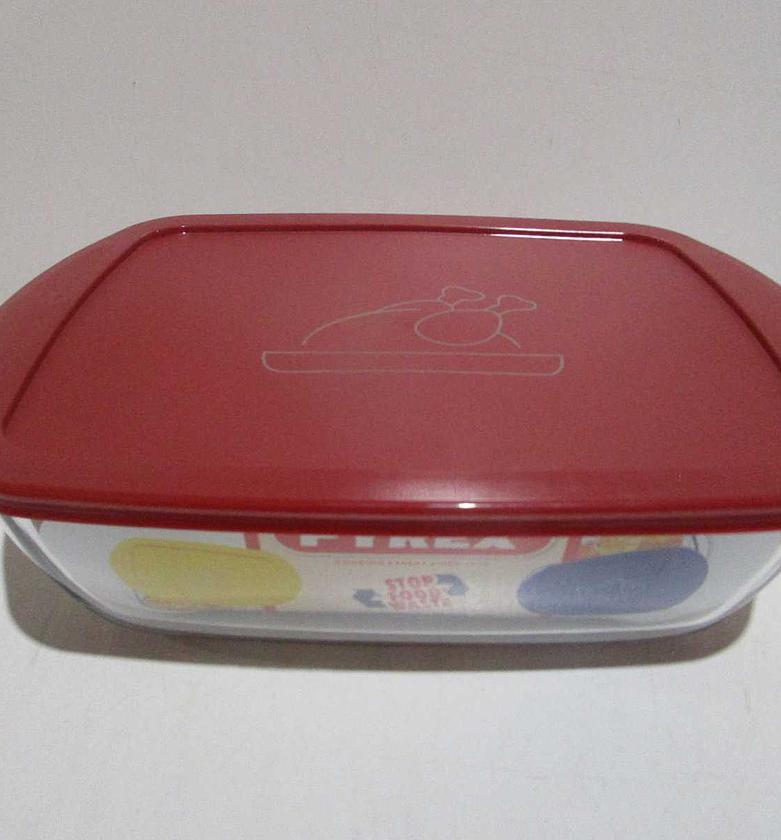 Storage dish rectangular with image