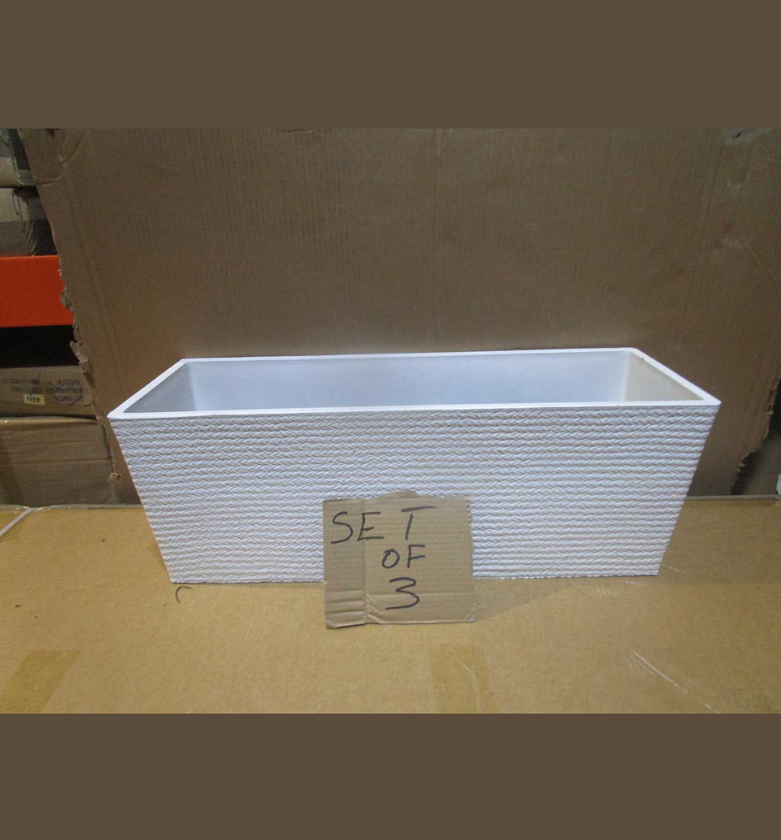 Pot flower outdoor pe+pp beige image