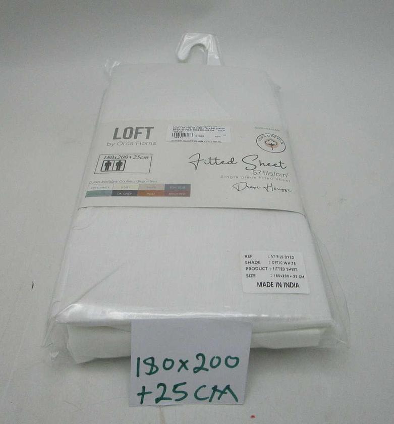 Fitted sheet plain col (100 image