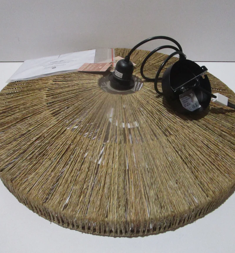 Pendant lamp bellamy nat jute image