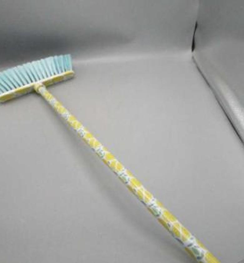 Broom with lemon print  # image