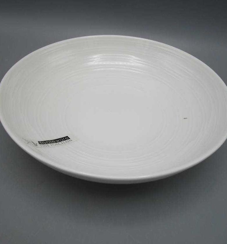 8"deep plateD:20.5X5WHITE image