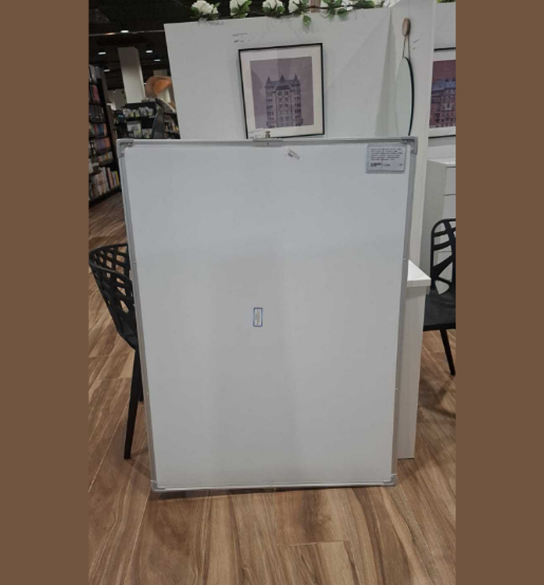 Mobile whiteboard double side image