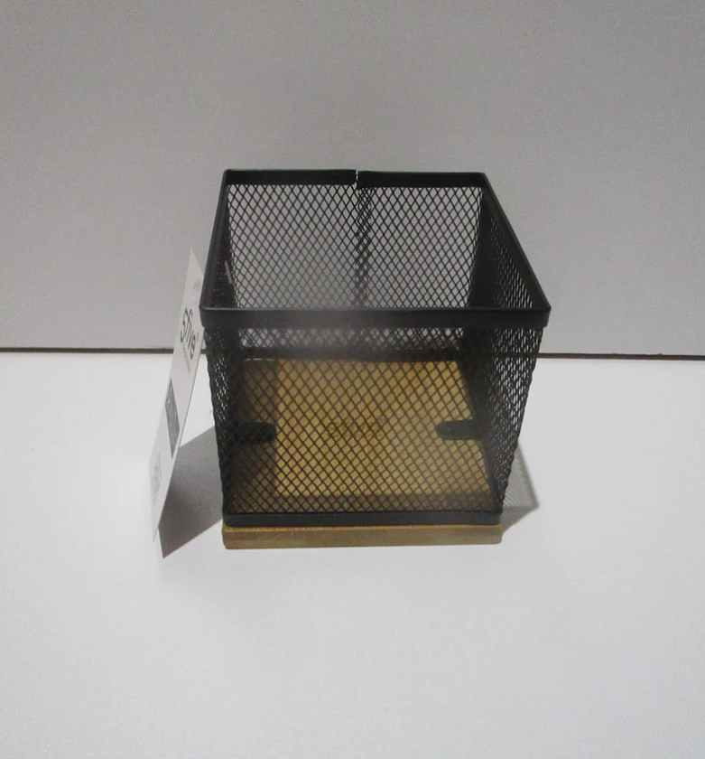 Mayaj Metal & Bamboo Pen Holder image