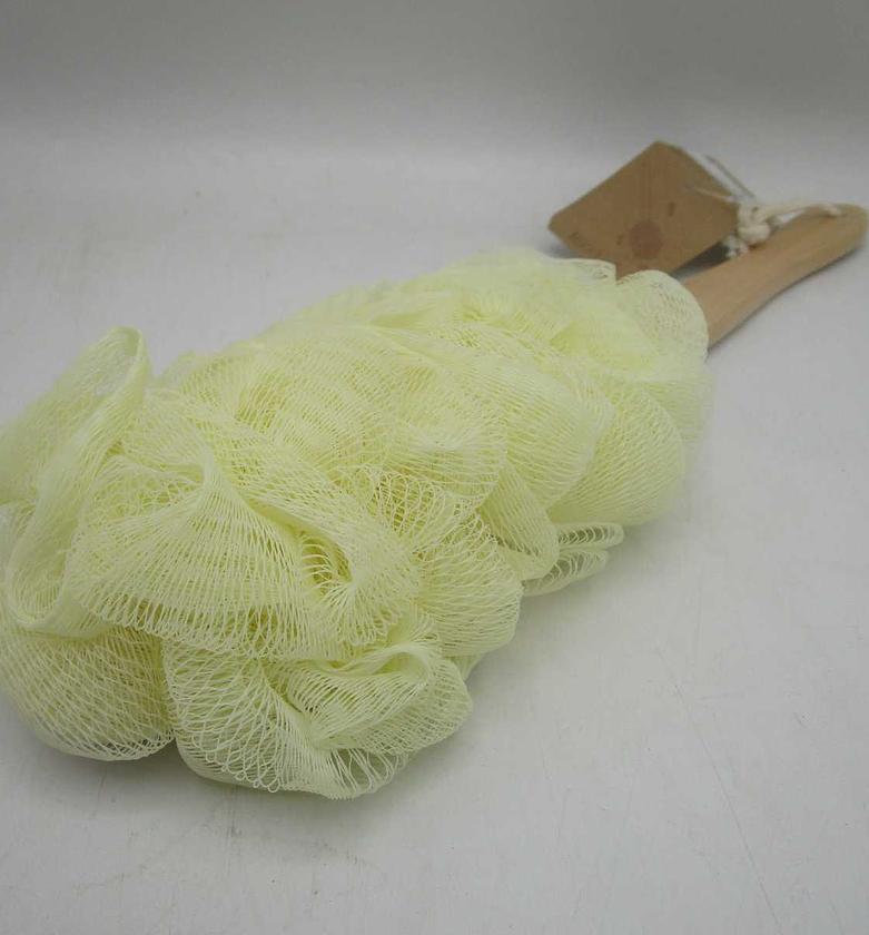 Bath flower pe with woode image