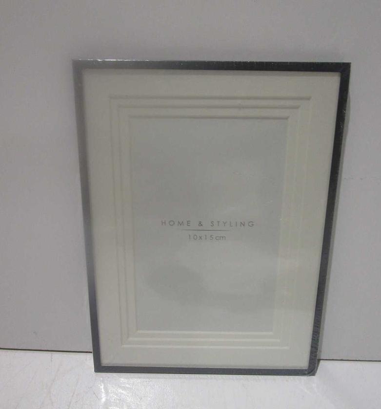 Photo frame alu black 15x20cm image