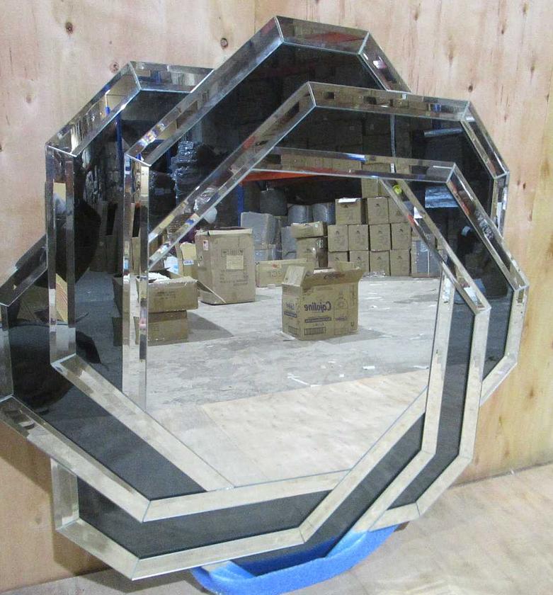 Mirror flower shaped 90cm image