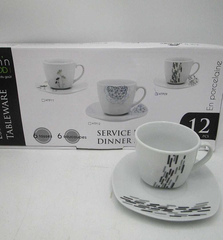 12pcs square tea setporce image