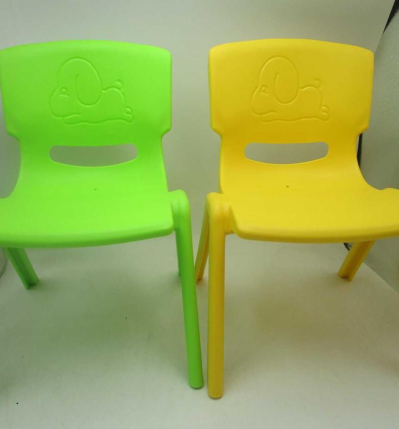 Chair child pp yellow green image