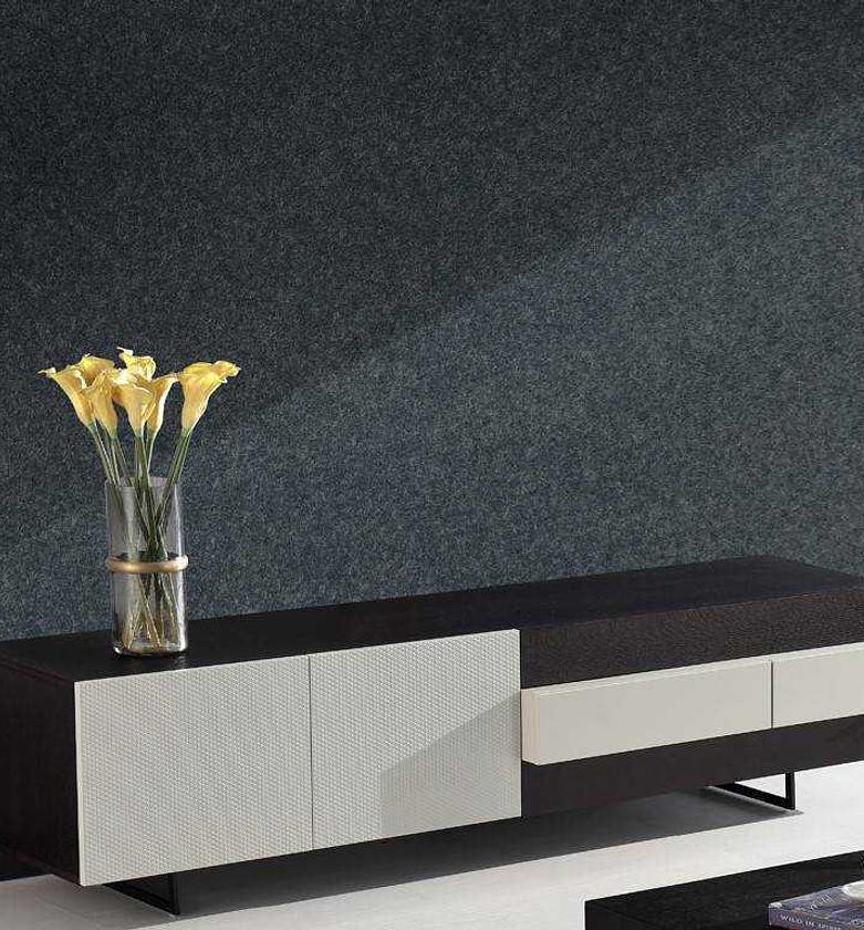 Tv unit mdf+wood veneer, +metalblack image