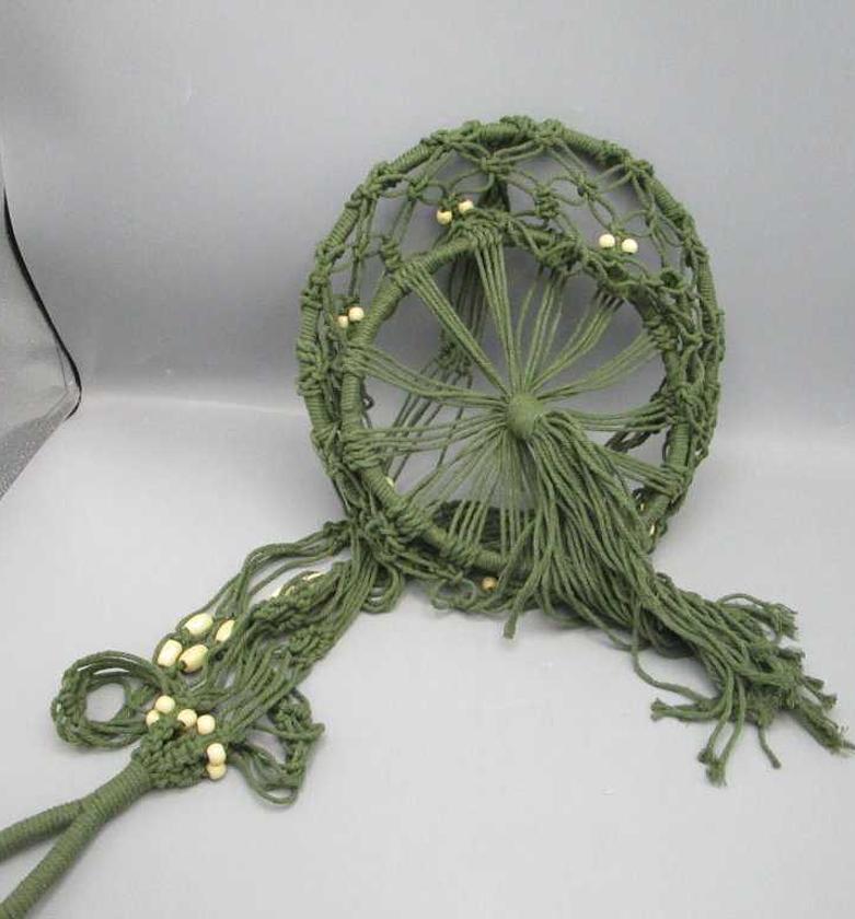 Macrame flower pot holder image