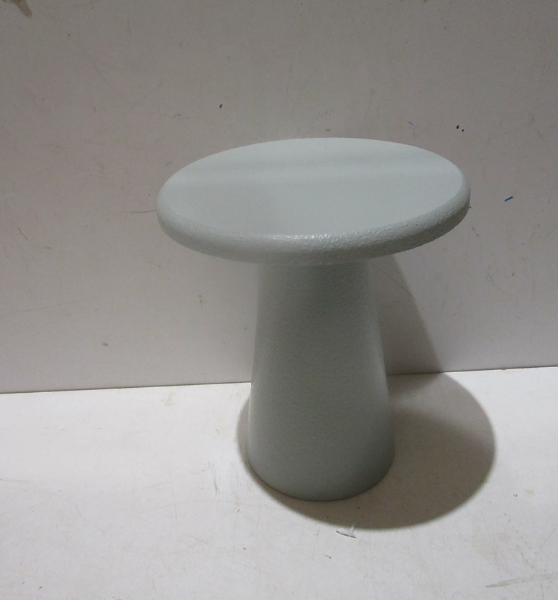 End table round mdf ciment image