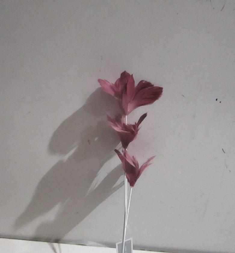 Flower of feathers 65cm 3ass image