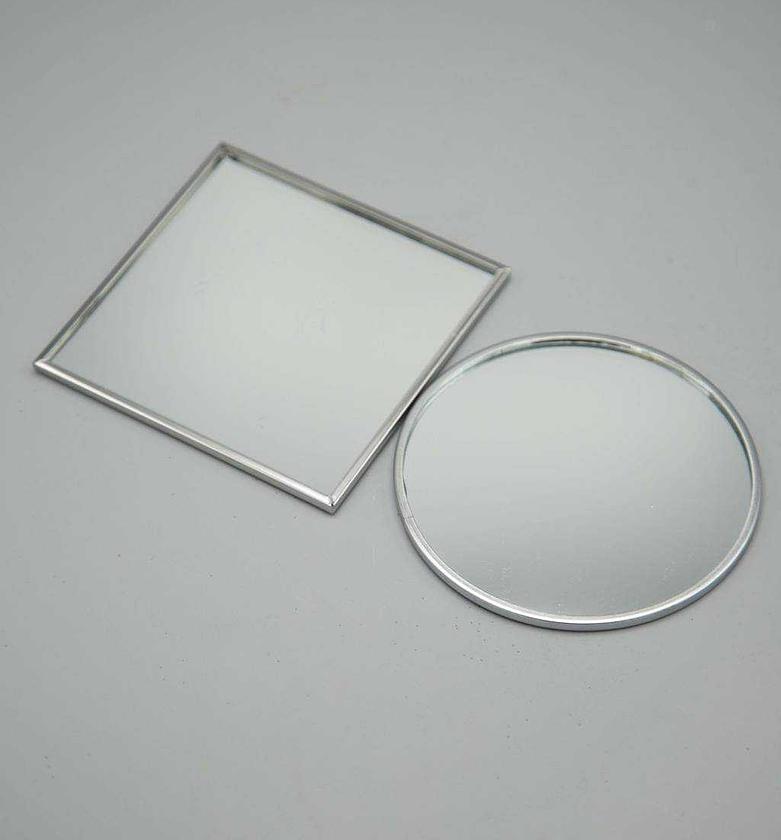 MIRROR PLATE 10CM SIVER 2 image