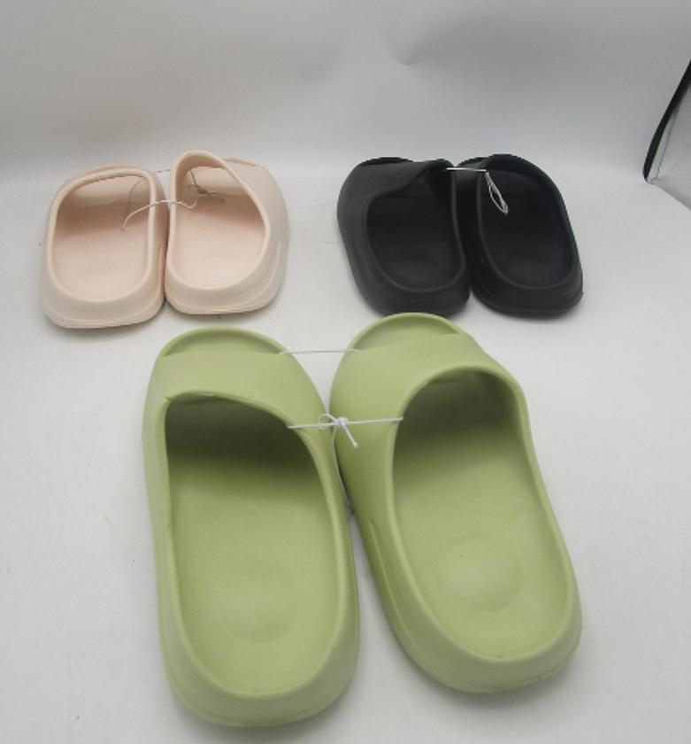 Pantoufle women eva black/white/green image