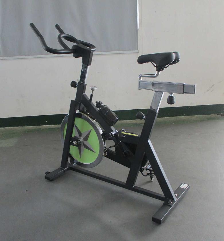 Spinning bike magnetic assembled image