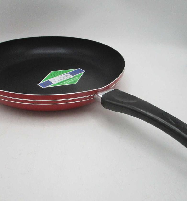 Frying pan non stick red image