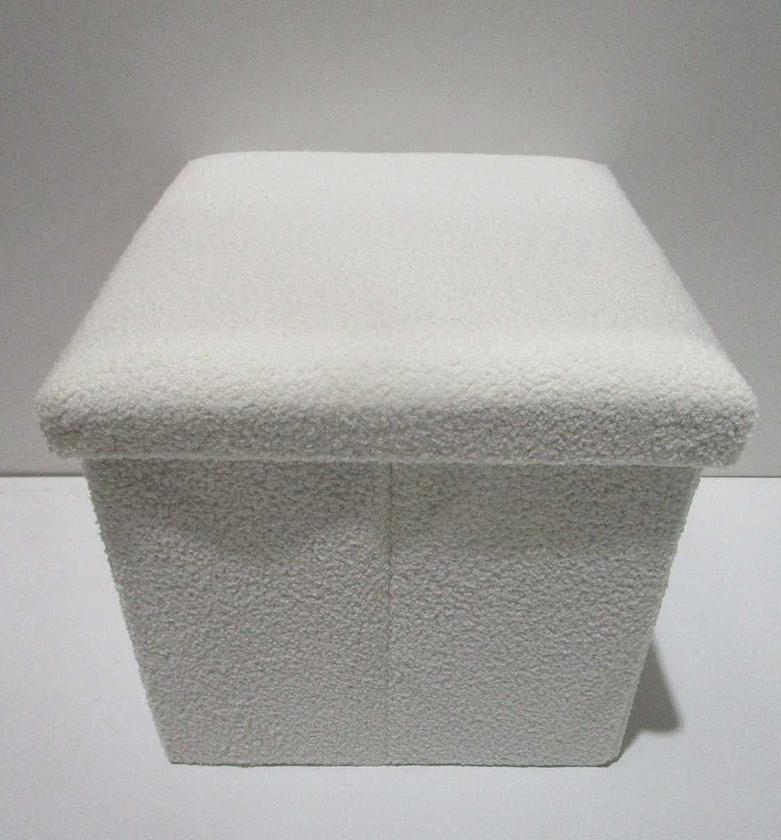 Stool kd tissue boucler white image