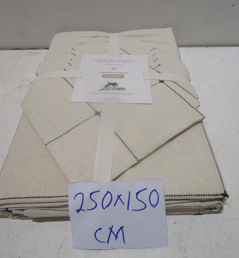 Table cloth 100% dyed cotton image