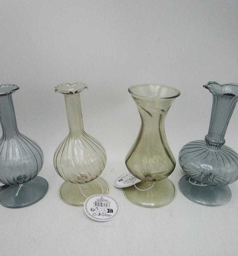 Vase glass 16cm 6ass #ref:aae204040# image