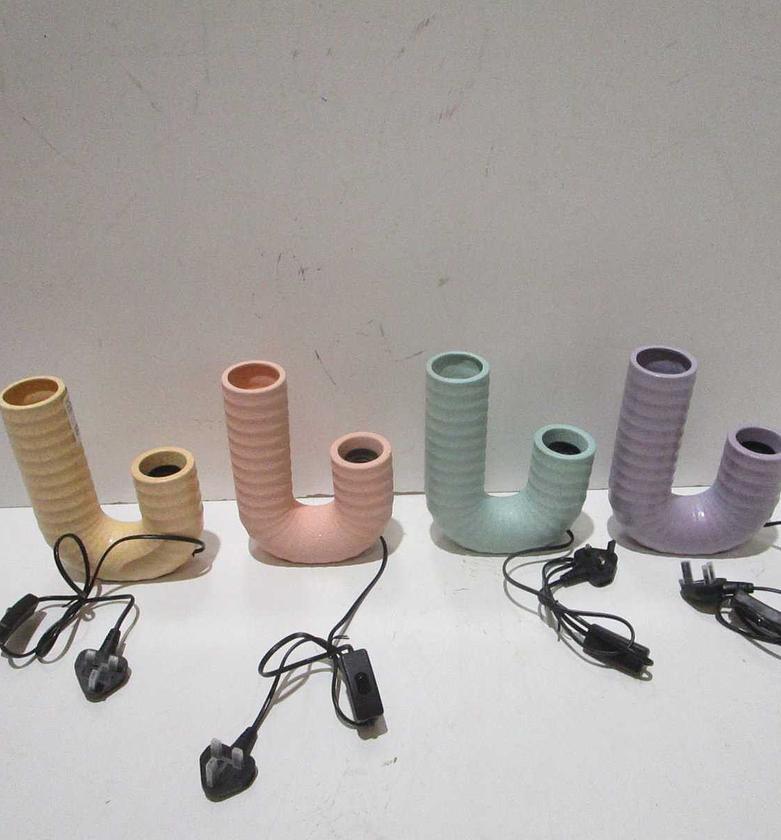 Sculptural Ceramic Accent Lamp image