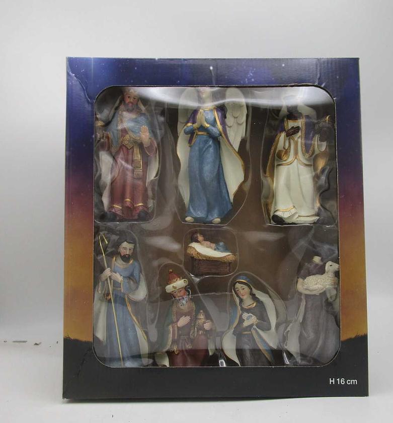 Christmas resin nativity charact image