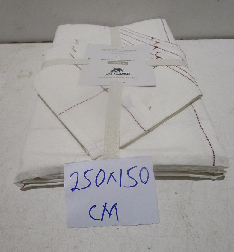 Table cloth 100% dyed cotton image