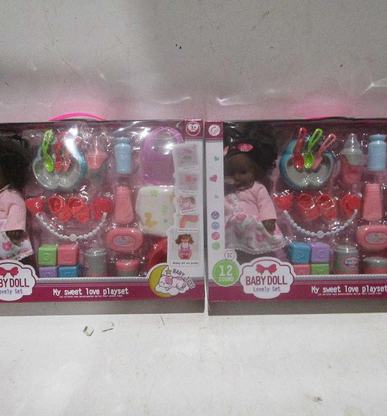 Doll plastic set of 16 image