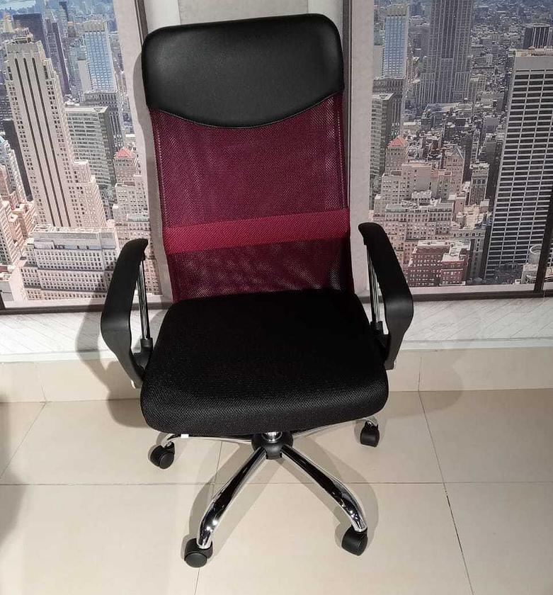 Office swivel chair burgundy, image