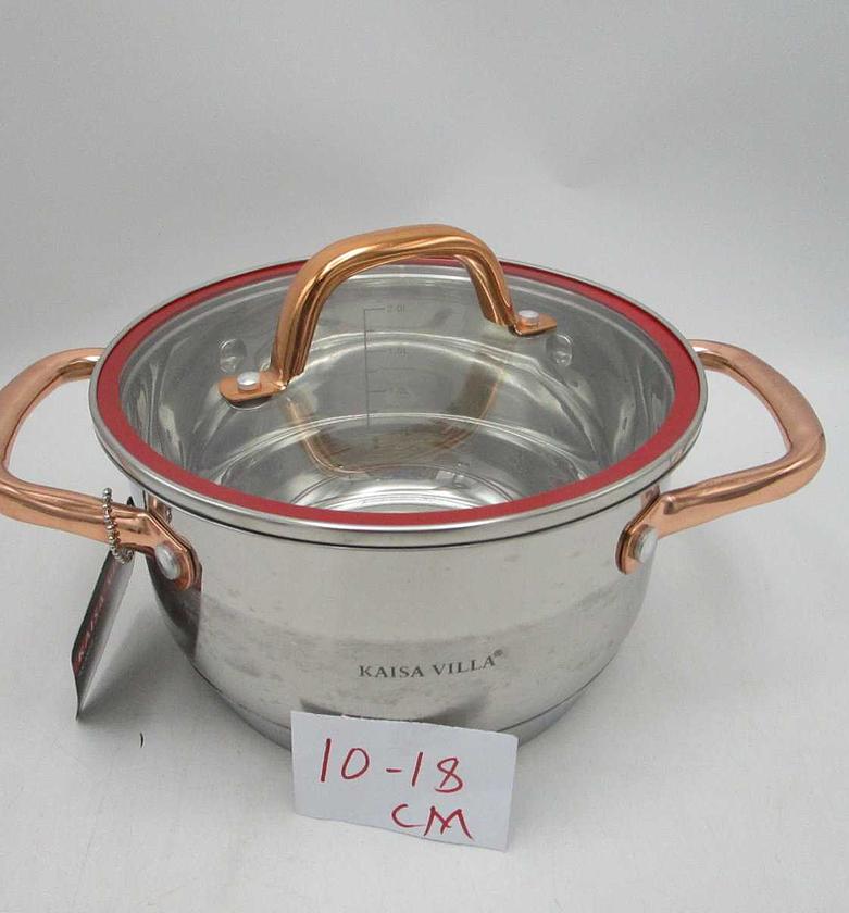 Casserole stainless steel 18*10.5cm image