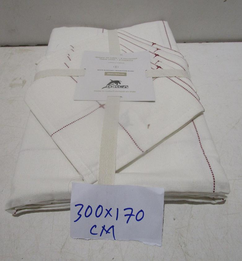 Table cloth 100% dyed cotton image