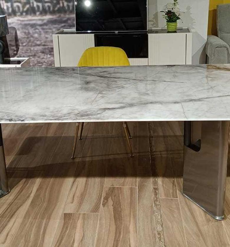 Opulent Slab Executive Dining Table image