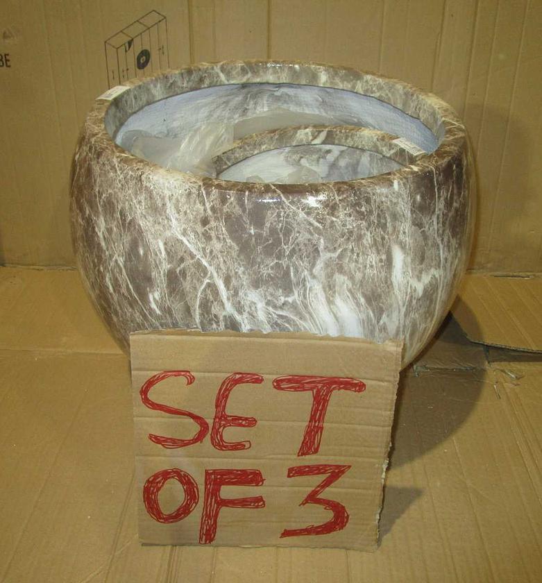 Pot flower set of 3 image