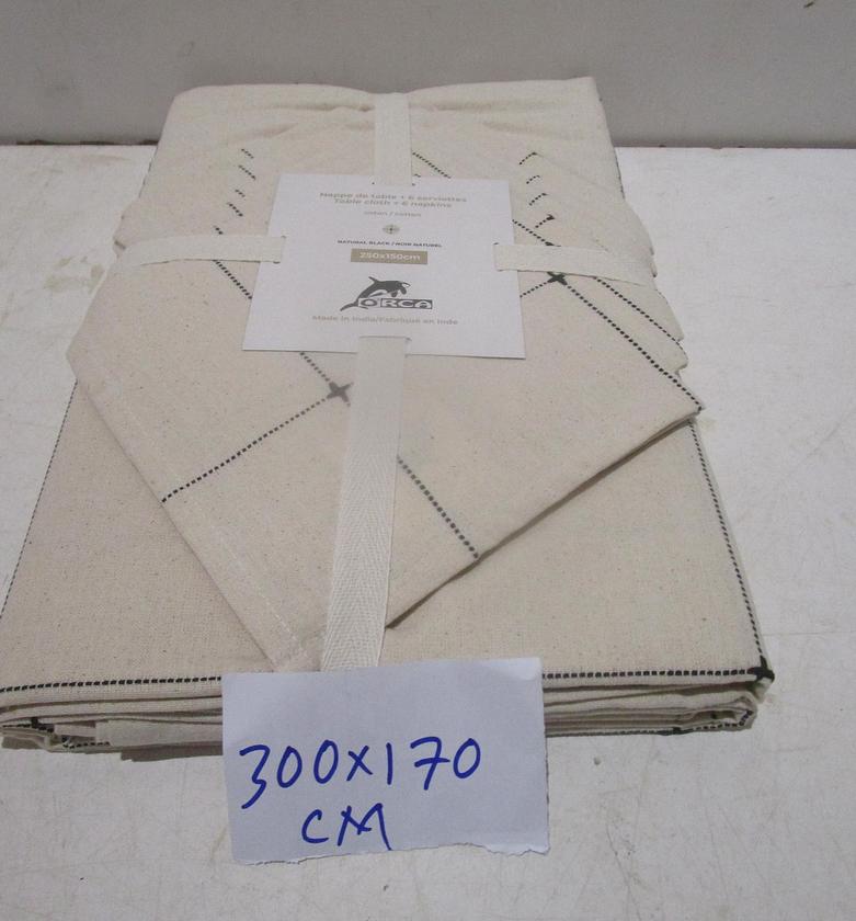 Table cloth 100% dyed cotton image